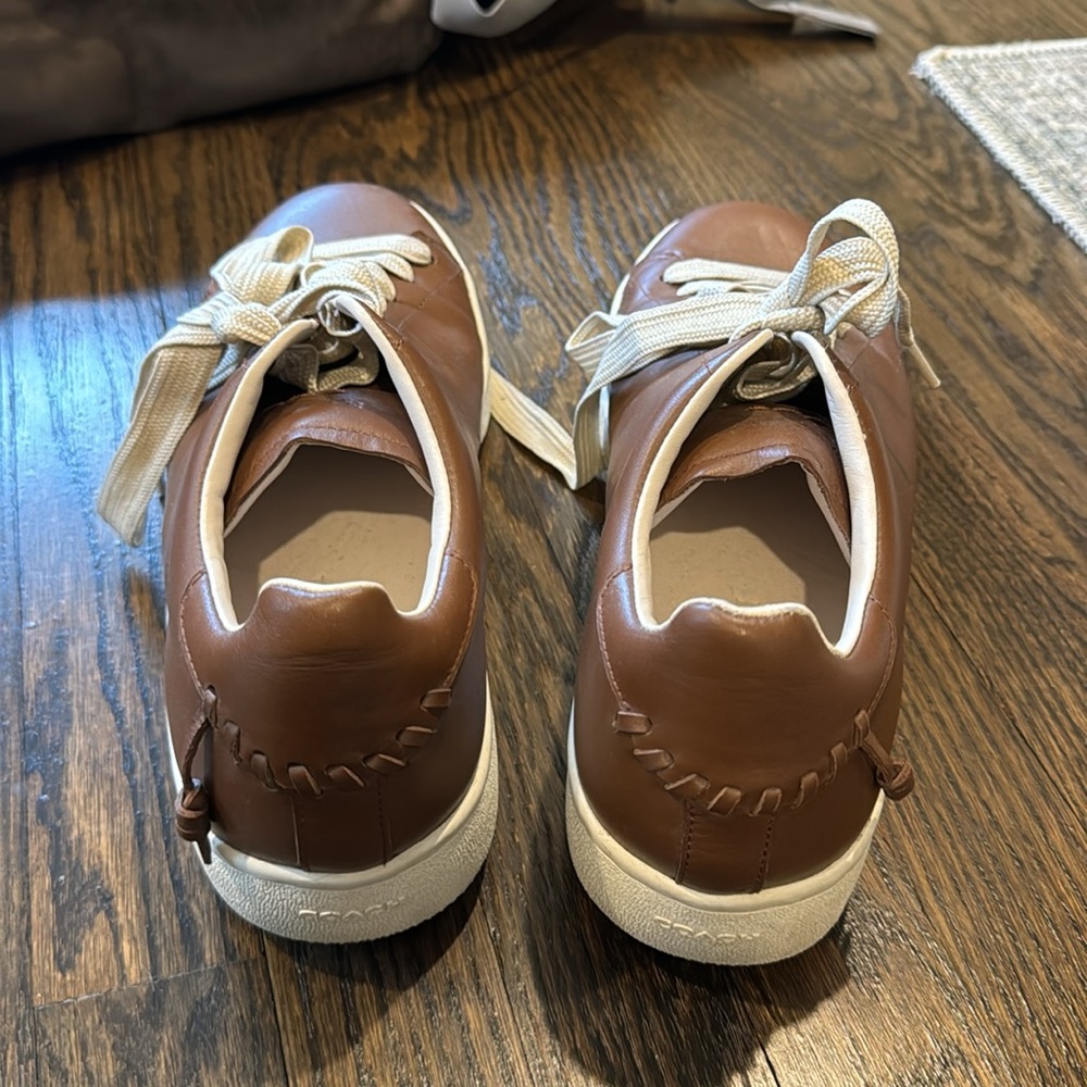 Coach brown leather sneakers - Picture 3 of 5